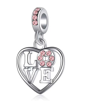 The Love Heart Charm / Alloy - Nina Kane Jewellery