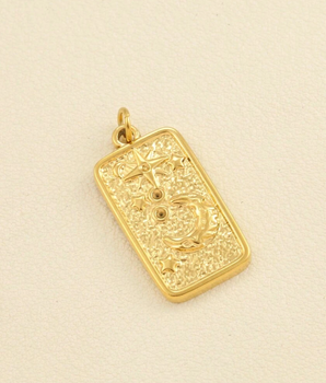 The Starlit Tarot Charm / 18K Gold Plated