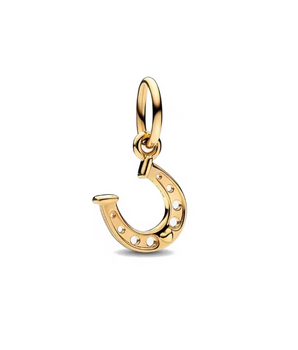 Lucky Horseshoe Charm / 925 Sterling Silver