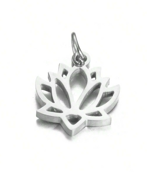 The Lotus Bloom Charms / Stainless Steel