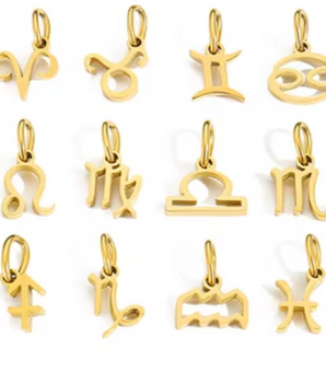 The Star Sign Charms / 18K Gold Plated