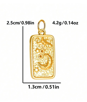 The Starlit Tarot Charm / 18K Gold Plated