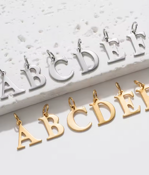 The Innital Letter Charms / 18K Gold Plated