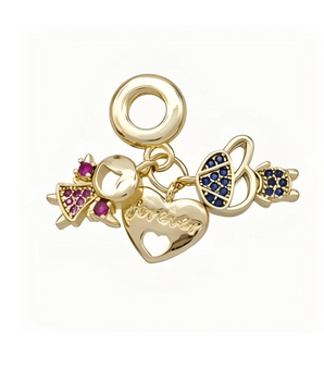 The Forever Family Charm / 18K Gold Plated